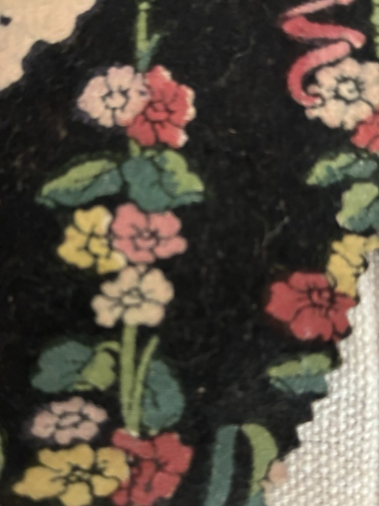 1920’s Handpainted Felt Art Deco Piece “Swing”