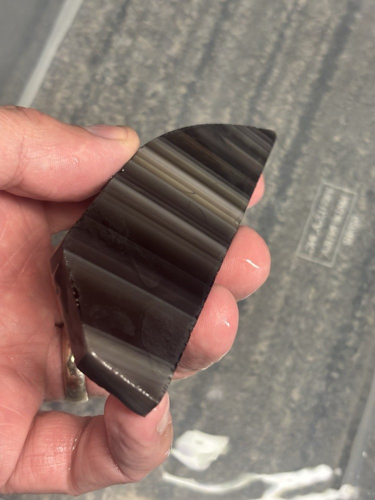Obsidian Flint Knapping Preforms Blank Knife Blade Preform Rainbow 920