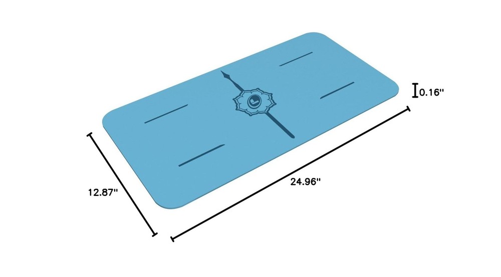 Liforme Yoga Pad - Patented Alignment System, Warrior-like Grip, No... Fast Ship