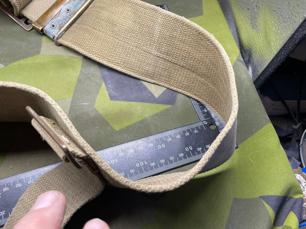 Original WW1 British Army 1908 Pattern Webbing Belt - 40 Inch Waist