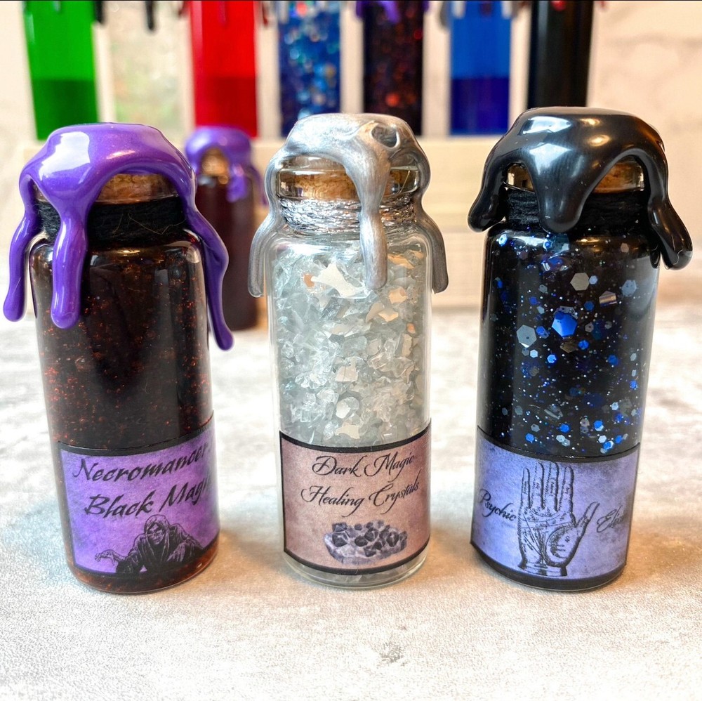 MINI Dark Magic Decorative Potion Bottle Bookshelf Fantasy Decor