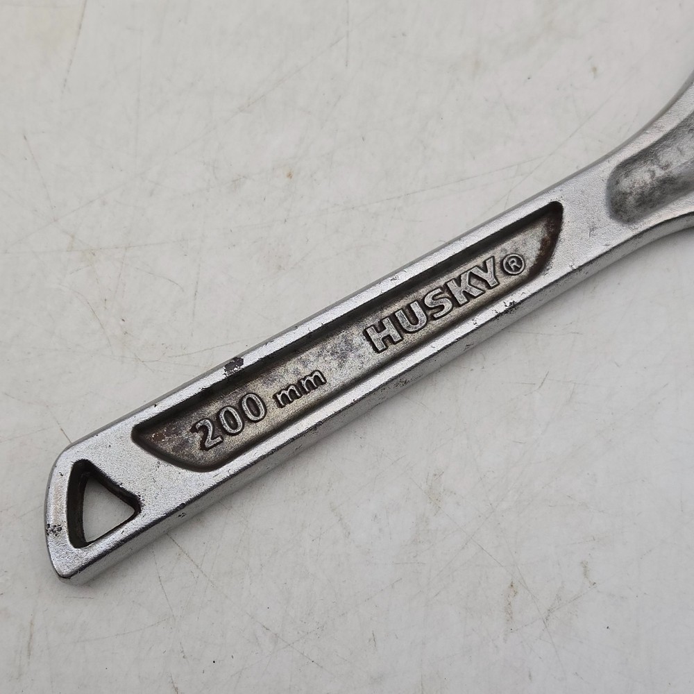Husky 8" 200mm Steel Adjustable Wrench