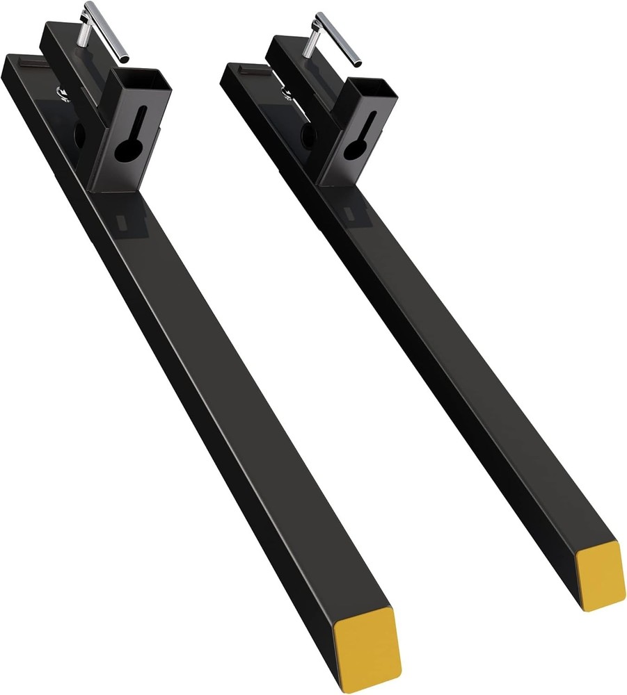 43" Quick Attach Heavy-Duty Forks for Tractors - Efficient 2000lbs Lifting