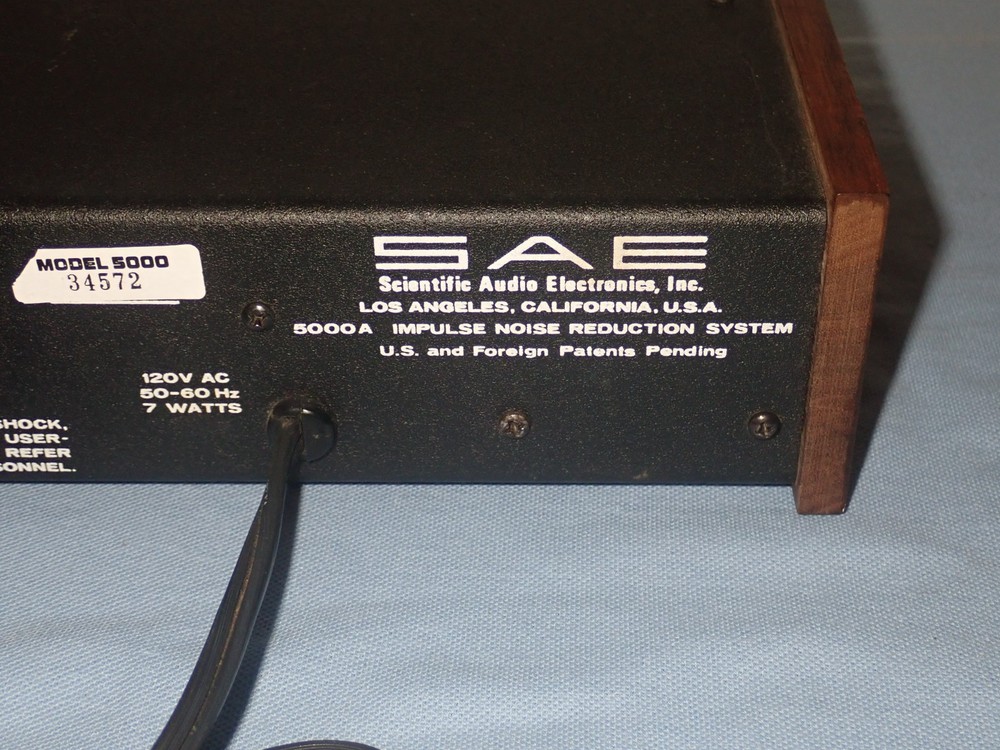 SAE 5000A Impulse Noise Reduction System Works Serviced