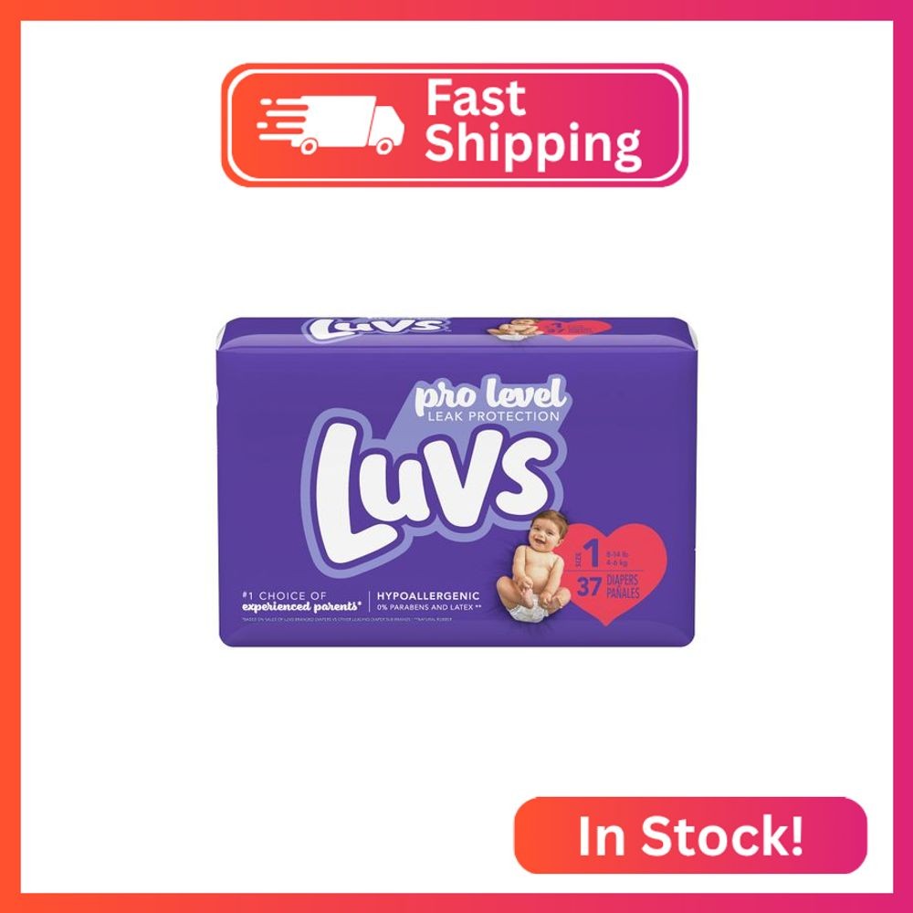 Luvs diapers, Size 1