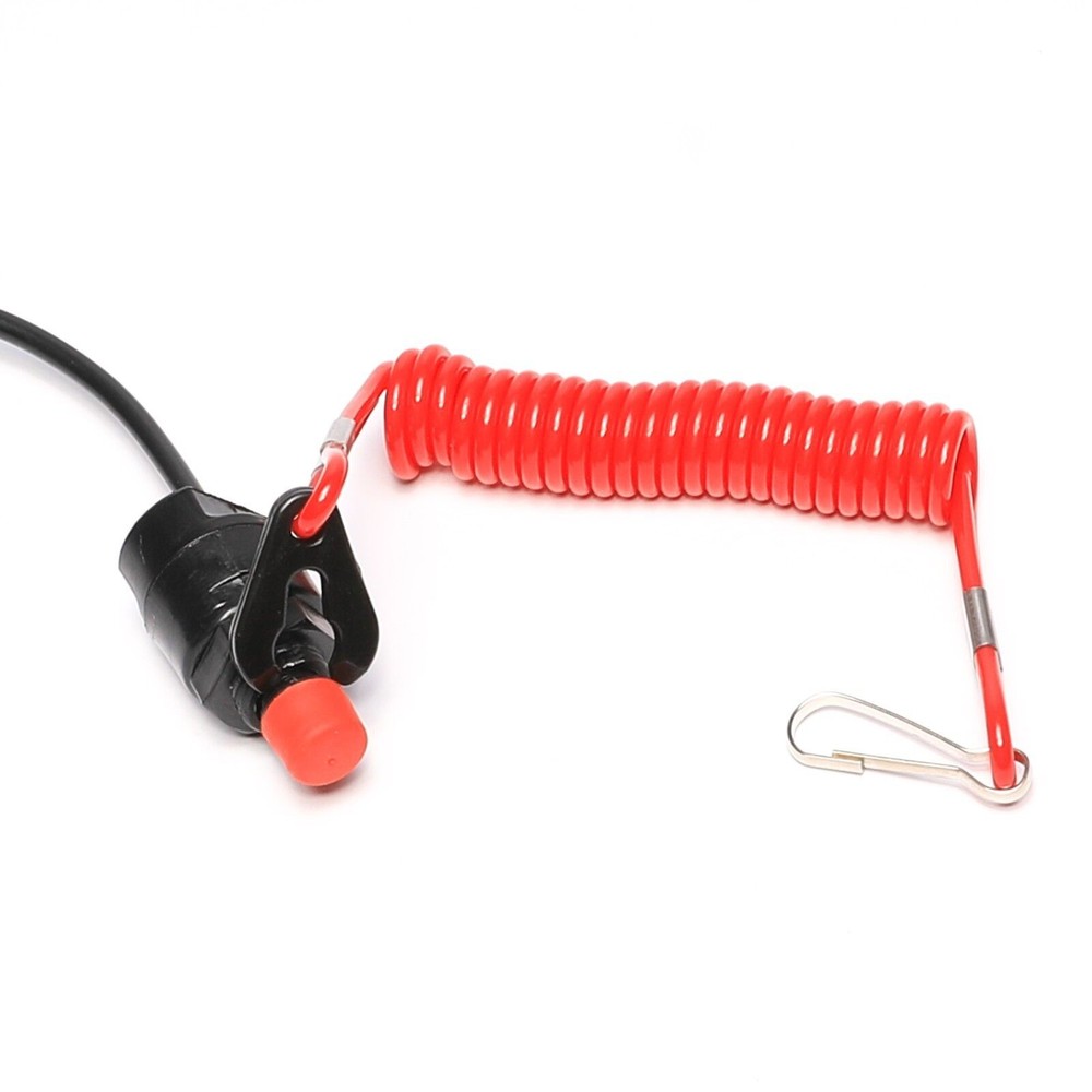Boat Outboard Engine Motor Emergency Kill Stop Switch Safety Tether Lanyard