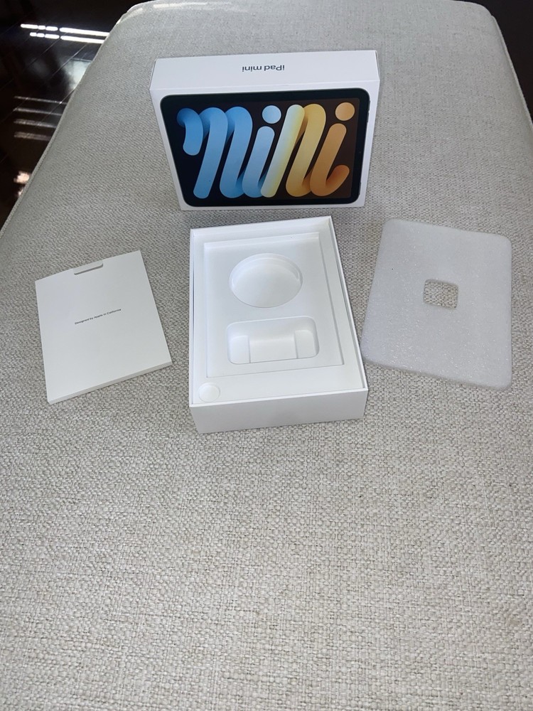 Empty iPad Mini (A17 Pro) Box (Box & Packaging – No iPad)
