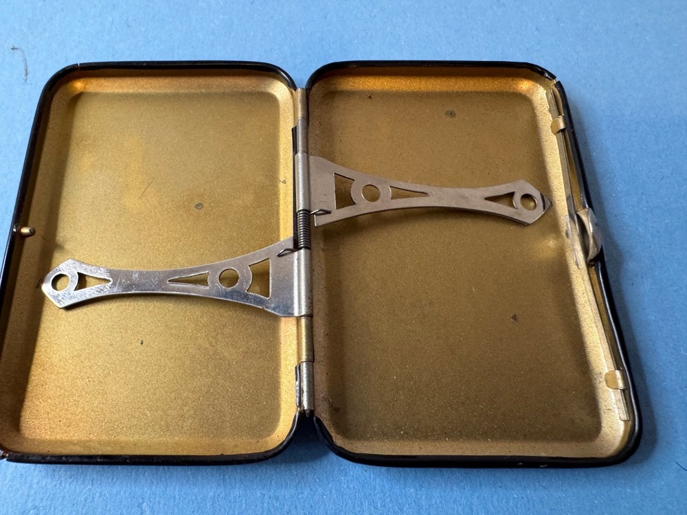 Old Germany Enameled Cigarette Case Victorian