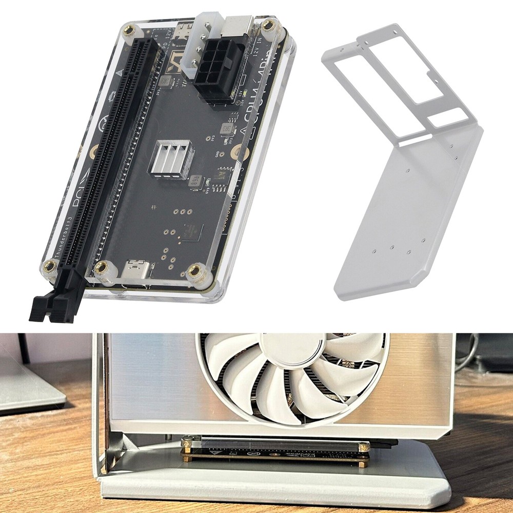 Graphics Card Dock External GPU Dock & USB4 Data Cable & Bracket for Thunderbolt