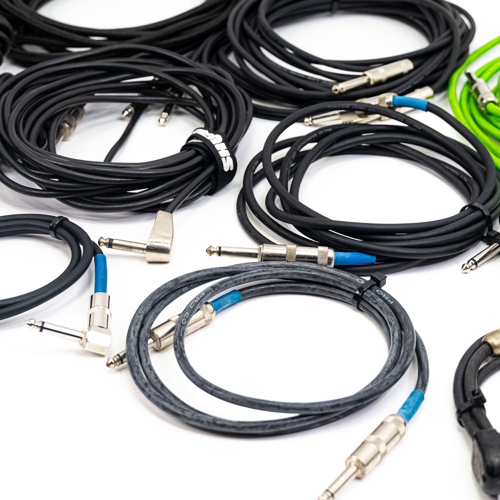 20-Pack Mix & Match Patch Cable Bundle – 1/4" TS, Longer Lengths
