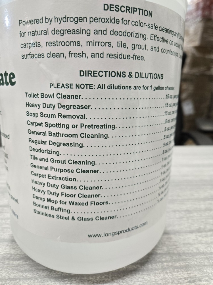 Cajun Sparkle Concentrate Cleaner- 1 Gallon