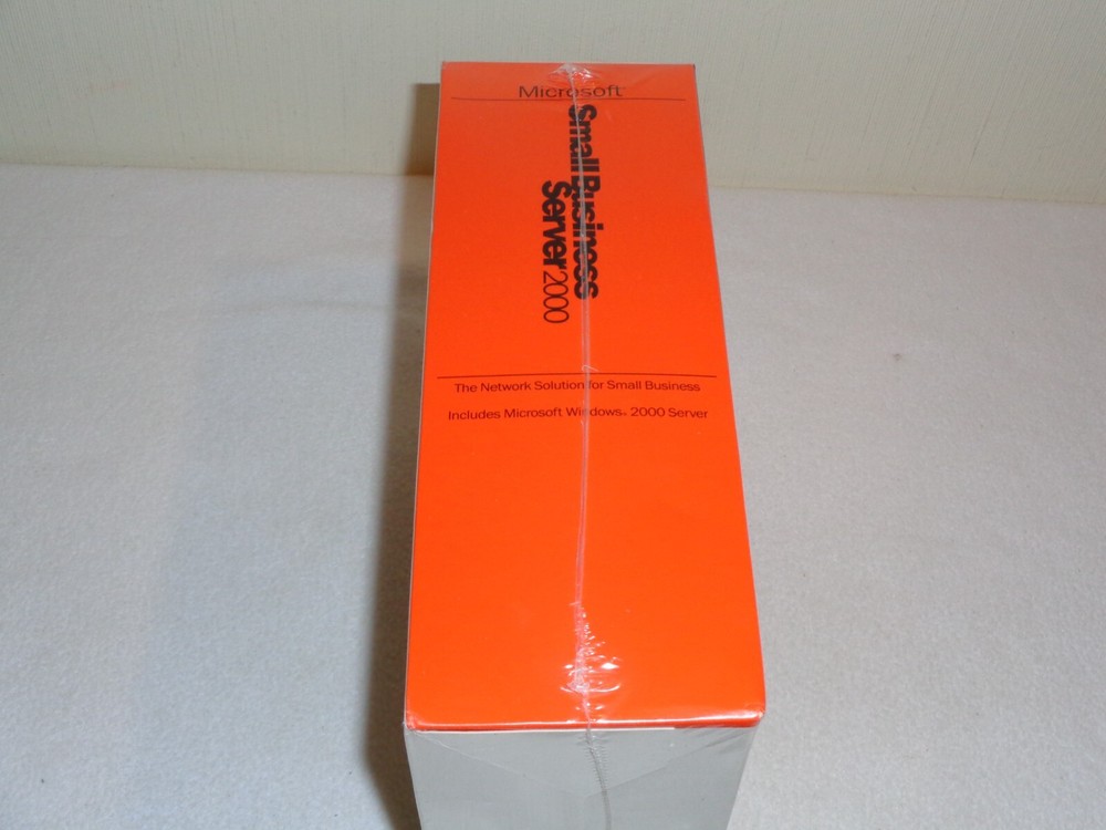 Microsoft Small Business Server 2000 Network Solution Rare Brand New & Sealed