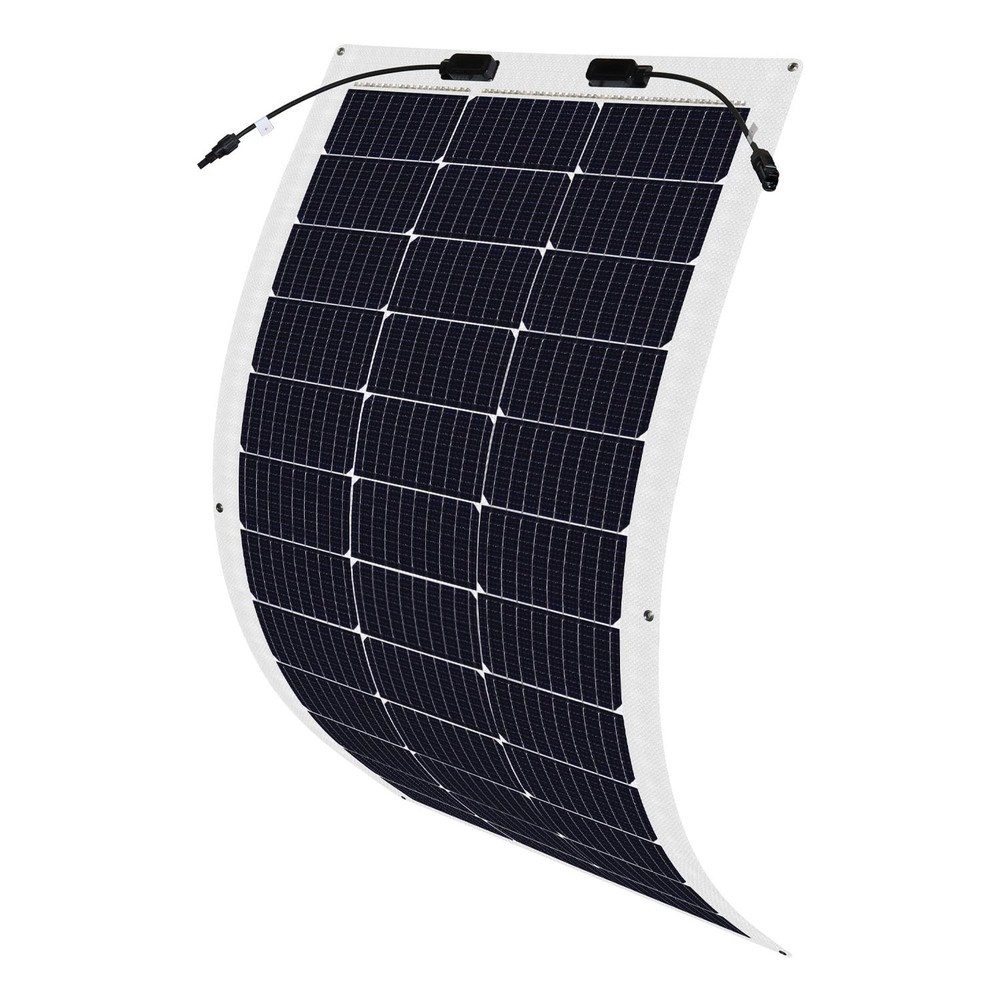 Mighty Max 100W 12V Mono Flexible Solar Panel for RV Cabin Off-Grid Applications