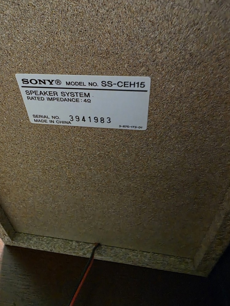 Sony Micro Hi-Fi Component System CMT-EH15
