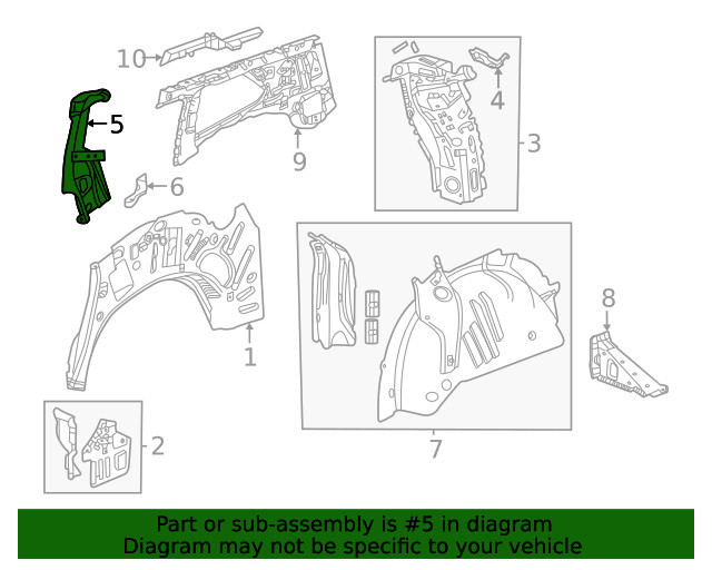 Genuine GM Inner Brace 26524687