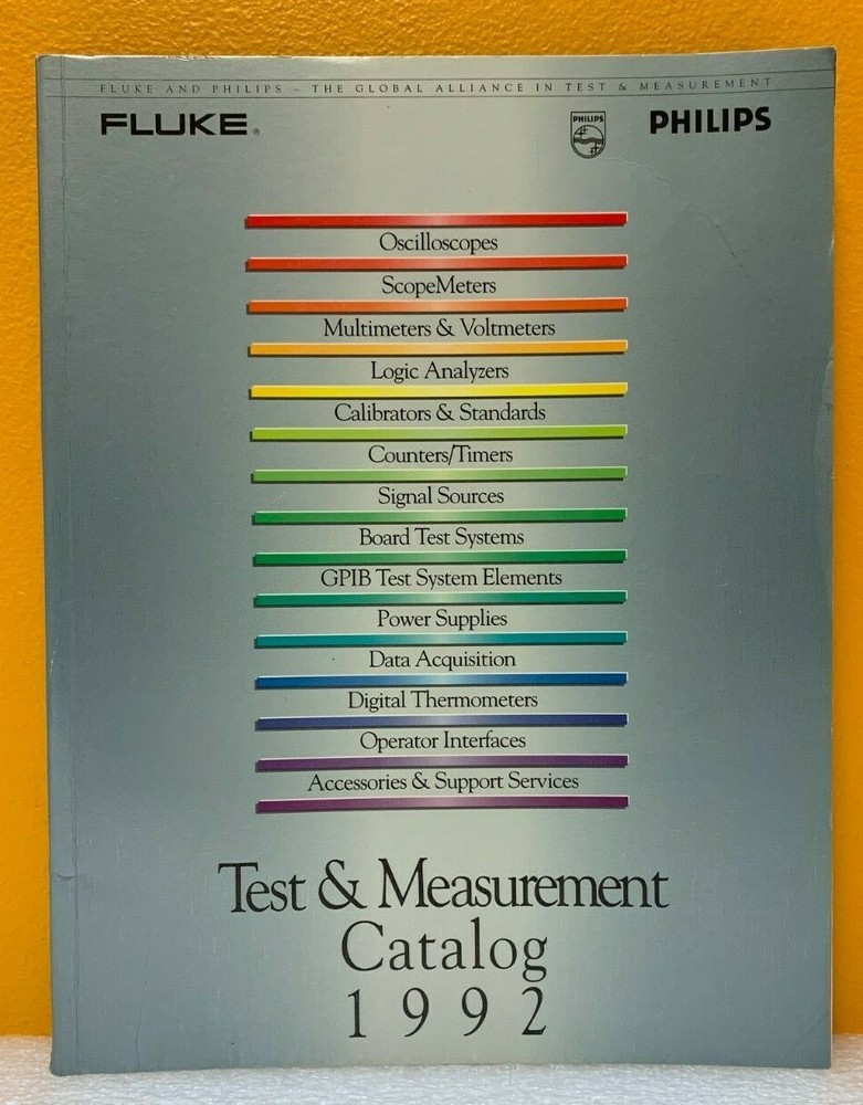 Fluke 1992 Test & Measurement Catalog.