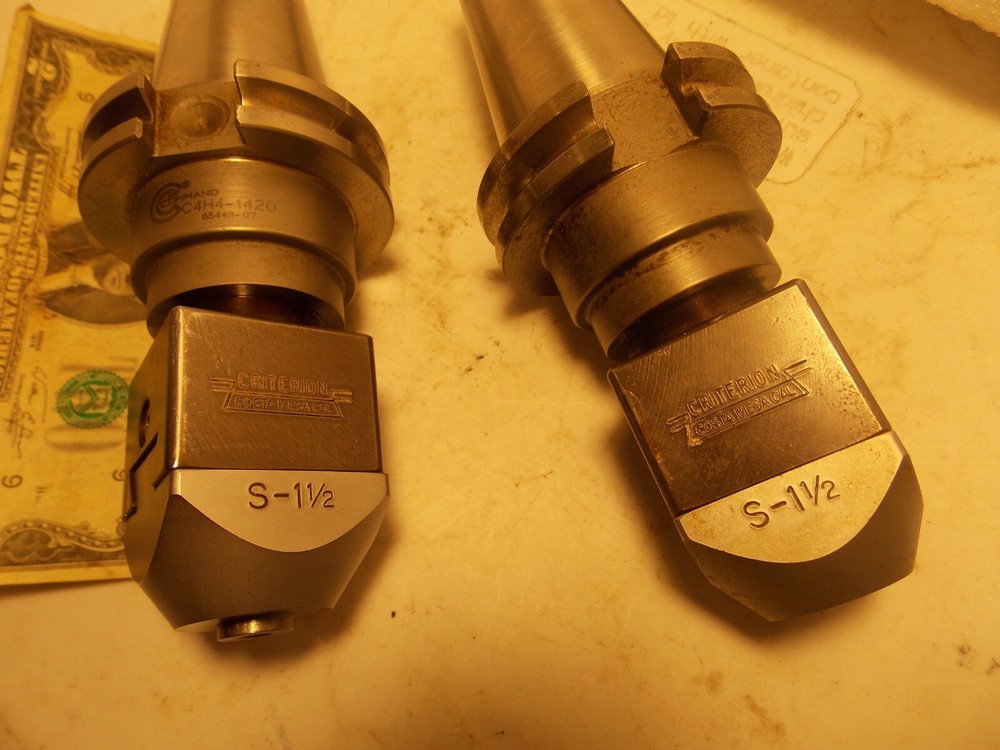 Criterion S-1-1/2 Micrometer 1/2" Boring Head .001 DIV CAT40 Command Tool Holder
