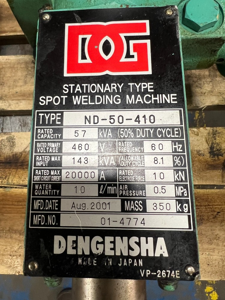 QTY 1 - DENGENSHA #NDN-50-410