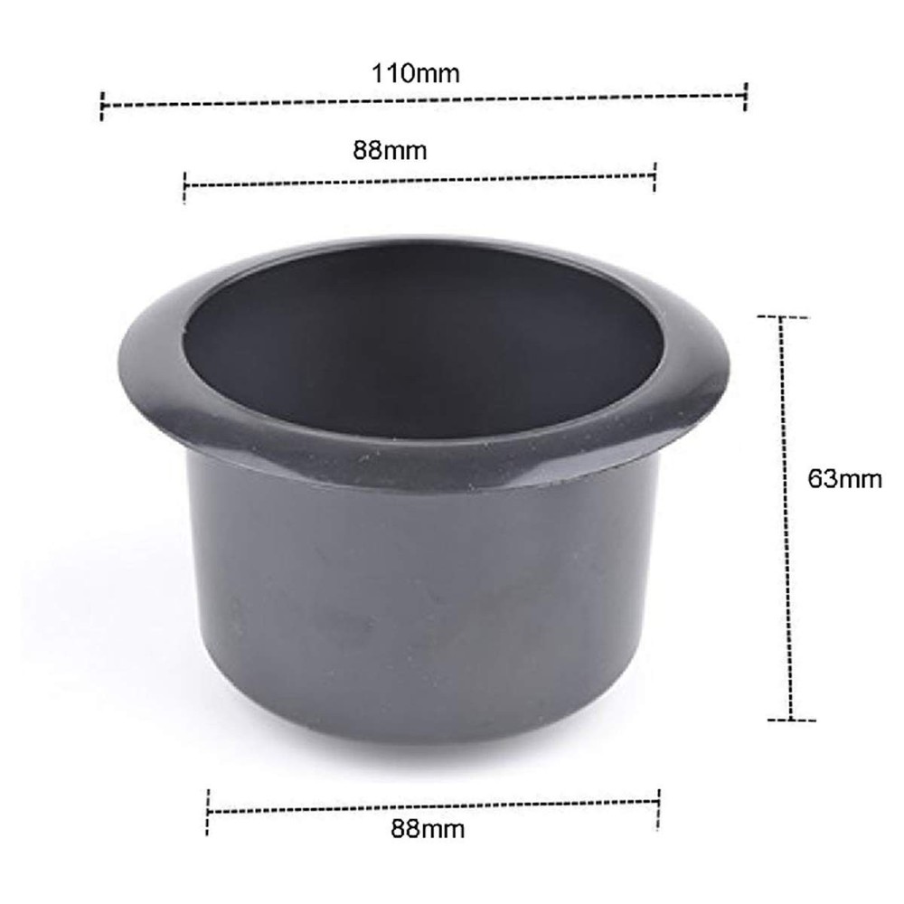 luzen 2 Pcs Black Plastic Recliner-Handles Replacement Cup Holder