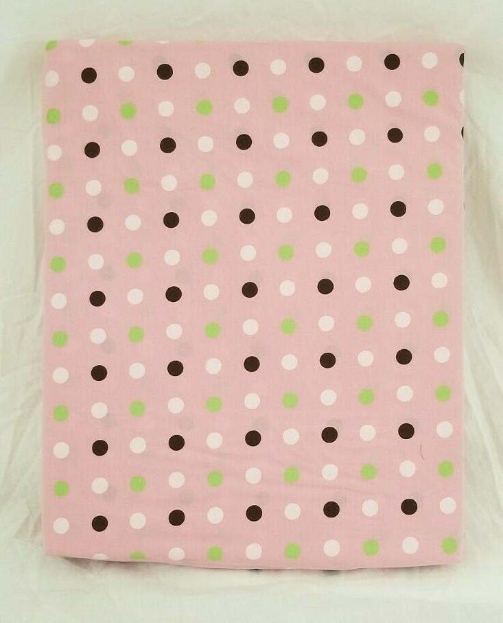Alli Taylor Bedding Circle Time Pink Fitted Crib Sheet NIP