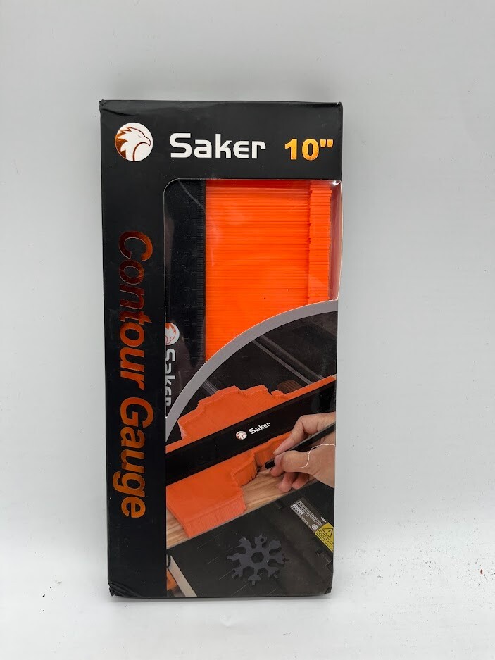 Saker 10 in. Contour Gauge Profile Tool and Duplicator