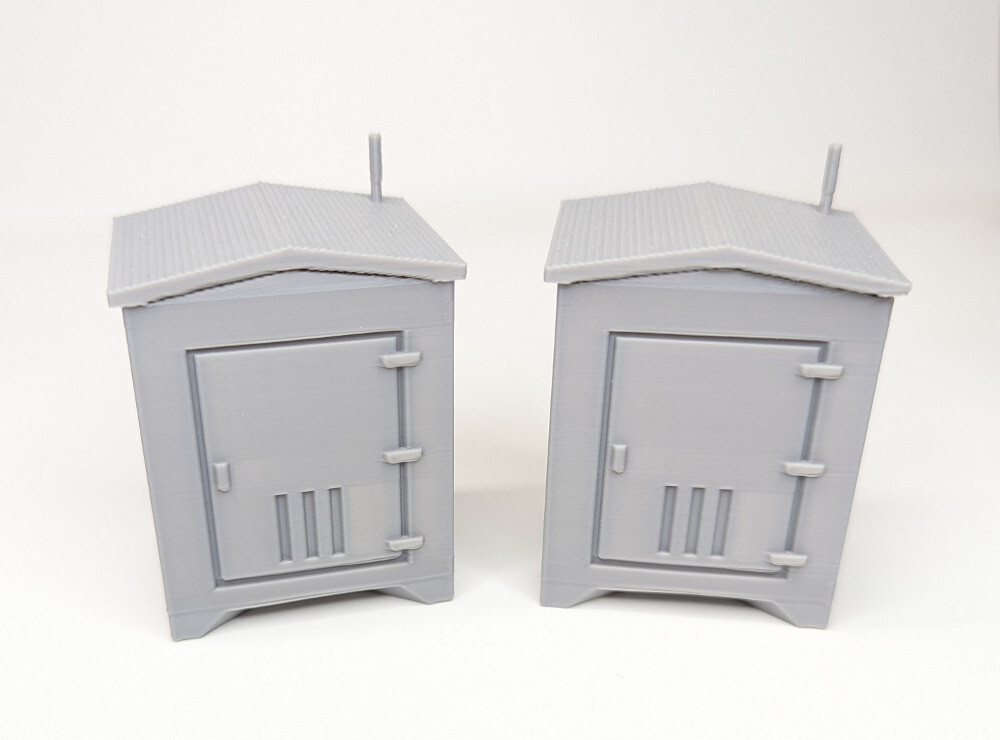 Lot 2 O Scale Train Signal Boxes Relay 3d Printed