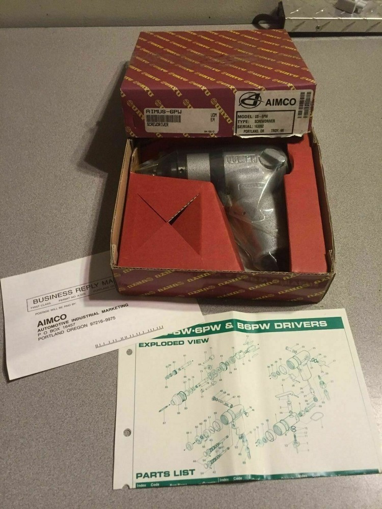 NOS - URYU AIM AIMCO US-6PW Screwdriver