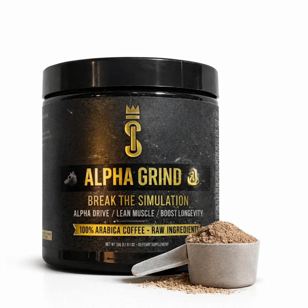 2 Alpha Grind Coffee-Based Supplement Powder Packages | 100% Arabica