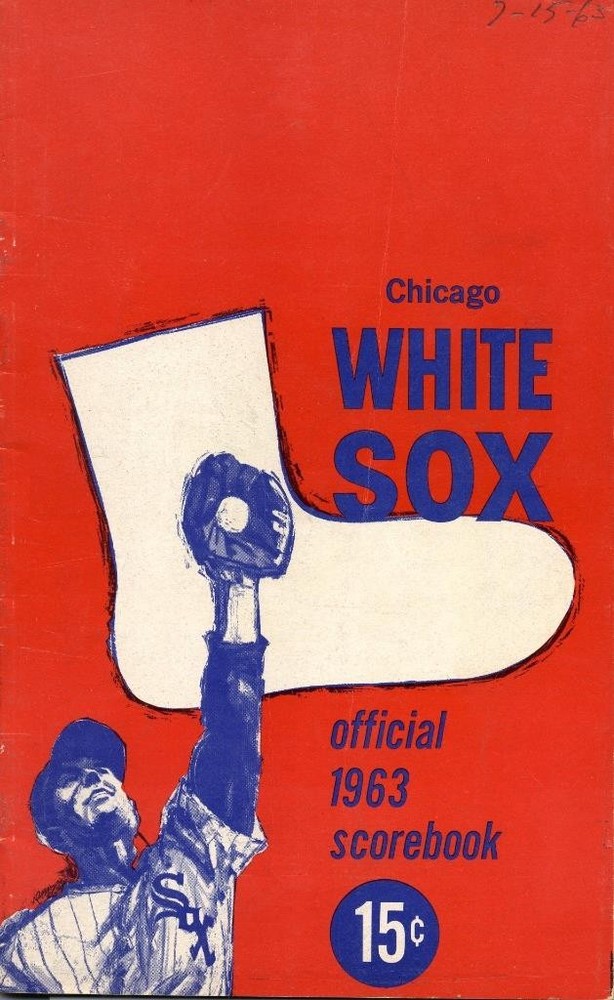 1963 Chicago White Sox - Baltimore Orioles game program