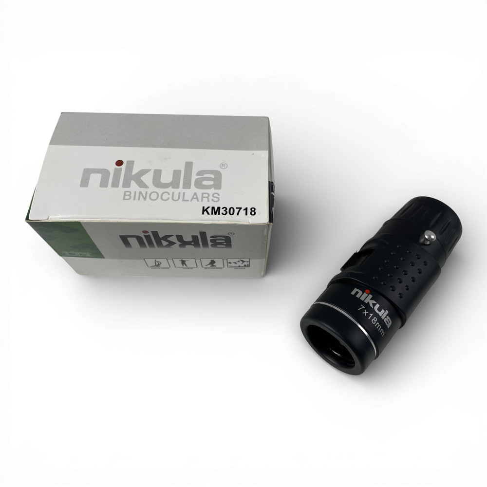 Nikula 7x18 Monocular Compact 3.25" with Case
