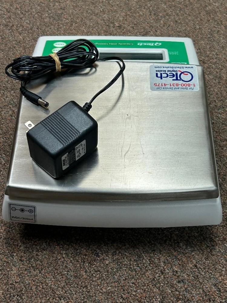**NICE** QTECH DIGITAL COUNTING POSTAGE SCALE ECS-20 (20lbs 10kg) 110V / 60Hz