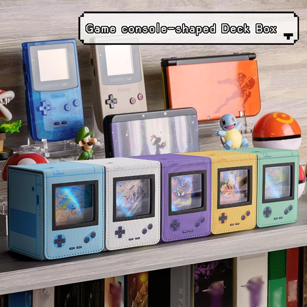 Retro Gaming Console MTG Deck Box with Commander Display