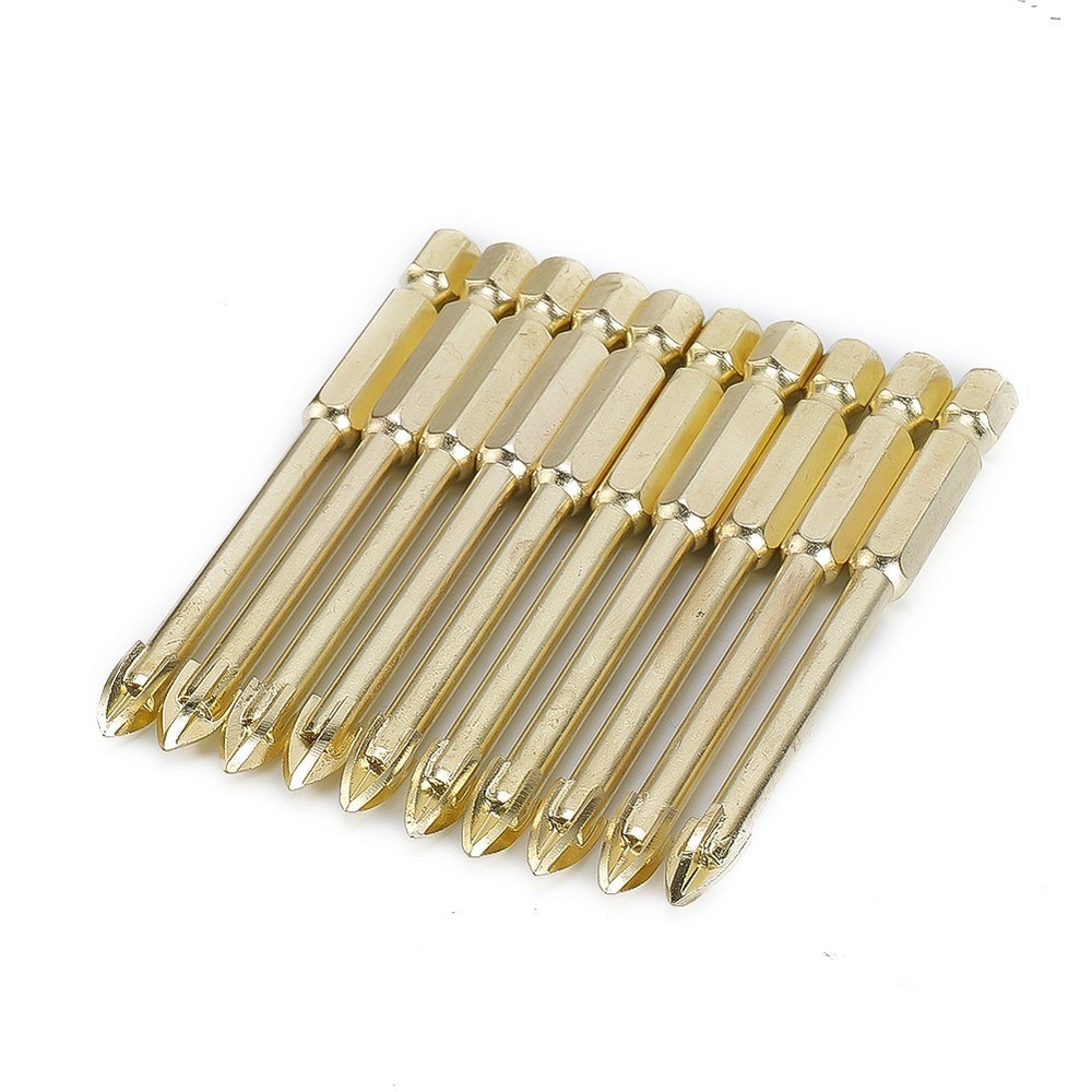 10pcs 6mm Multi-Material Tile Drill Bits Sets For Ceramic Porcelain Masonry Part