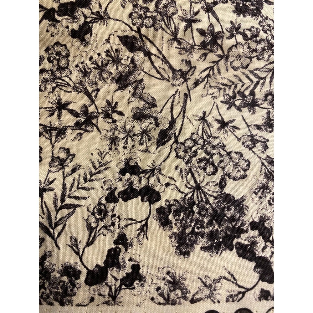 Quilt Fabric 4+ yards Black and White