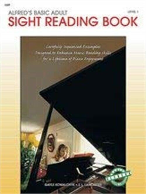 Alfred's Basic Adult Piano Course: Sight Reading Book 1