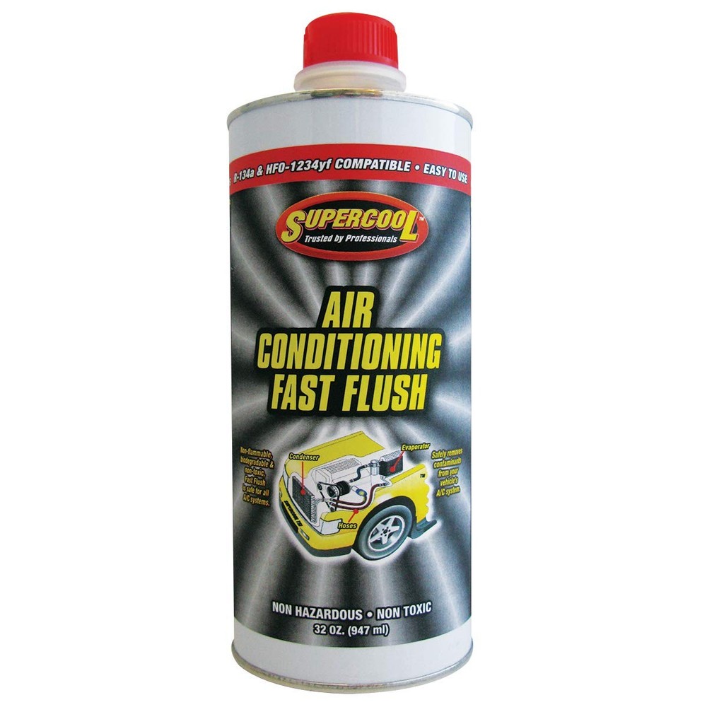 TSI Supercool FFQ High-Temp A/C Flush, 32 fl. oz. (Flash Point 1-Quart, White