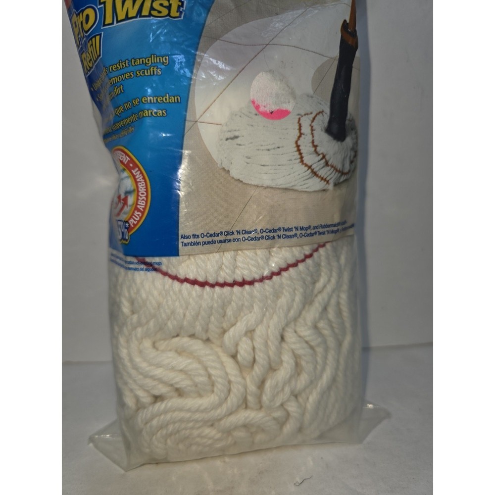 O Cedar Pro Twist N Mop Replacement Self Twisting Mop Refill Head New