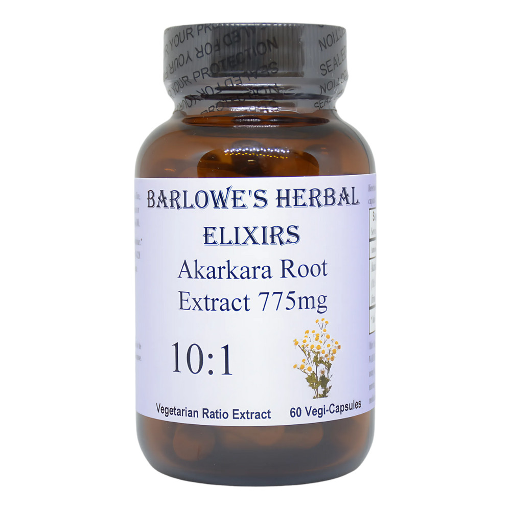 Akarkara | 10:1 Extract | Anacyclus Pyrethrum | 775 mg | Stearate Free