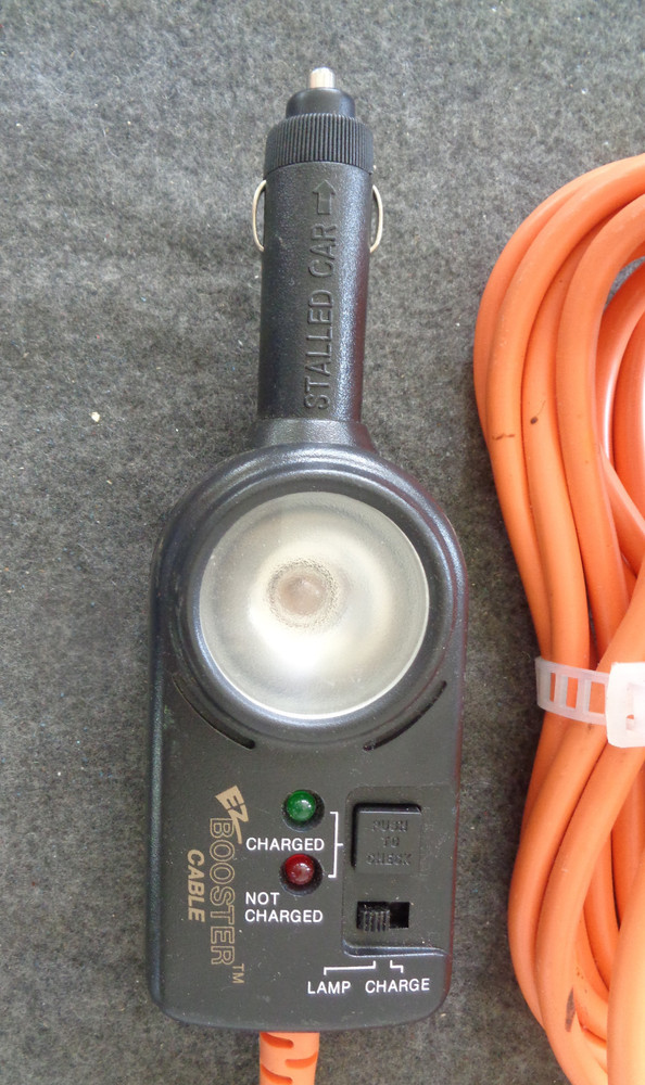 EZ Booster Cable Car Cigarette Lighter Plug-In Fast Charger
