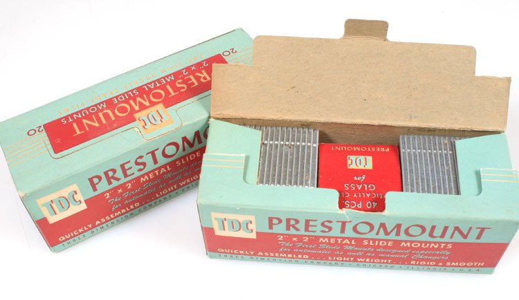 SLIDE MOUNTS TDC METAL, 2 BOXES