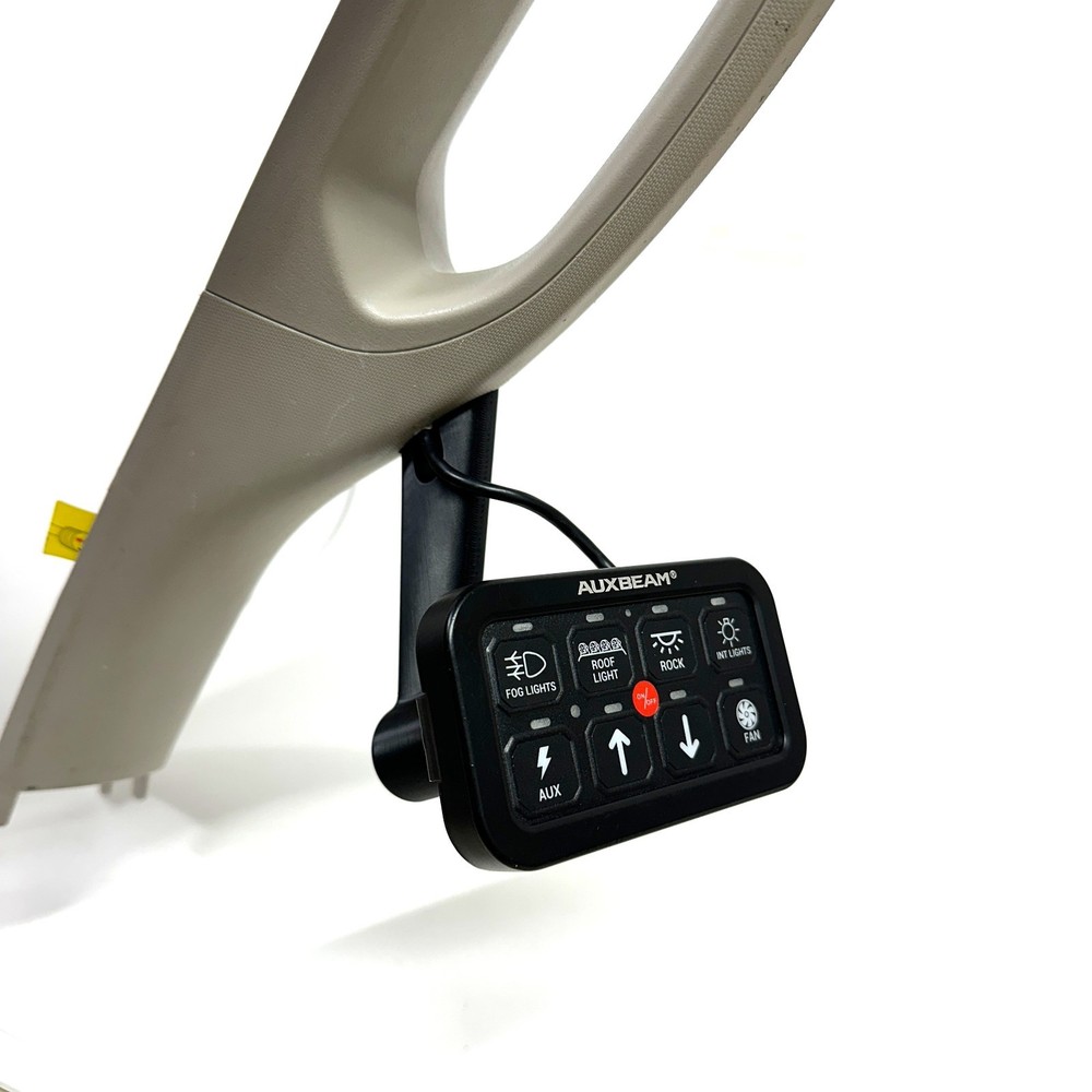 Custom Auxbeam mount for 2010-2018 Ram grab handle cap bolt on