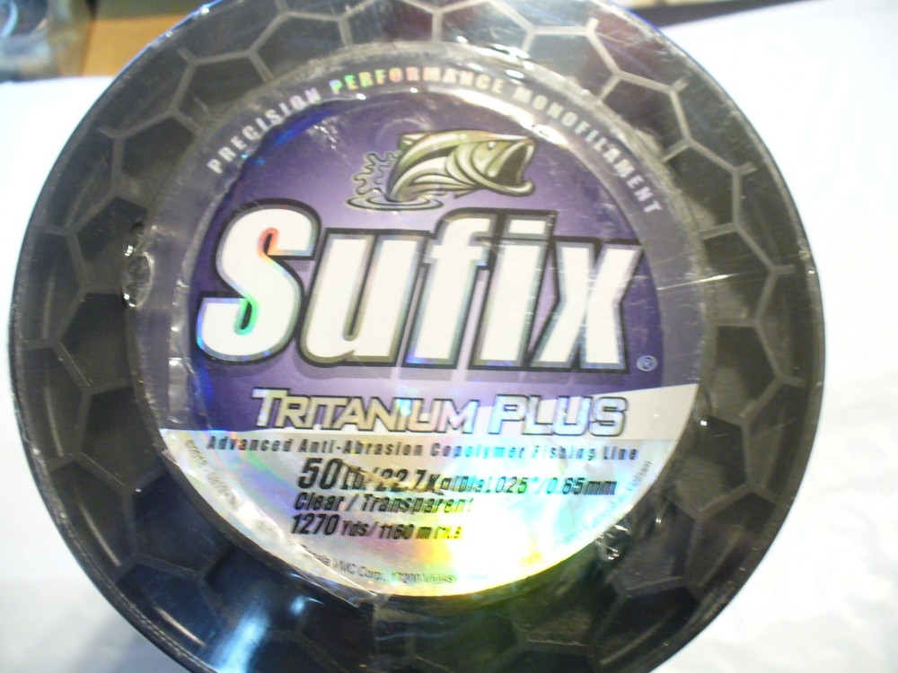 SUFIX TRITANIUM 1LB SPOOL 50 POUND 1270 YDS DARK GREEN