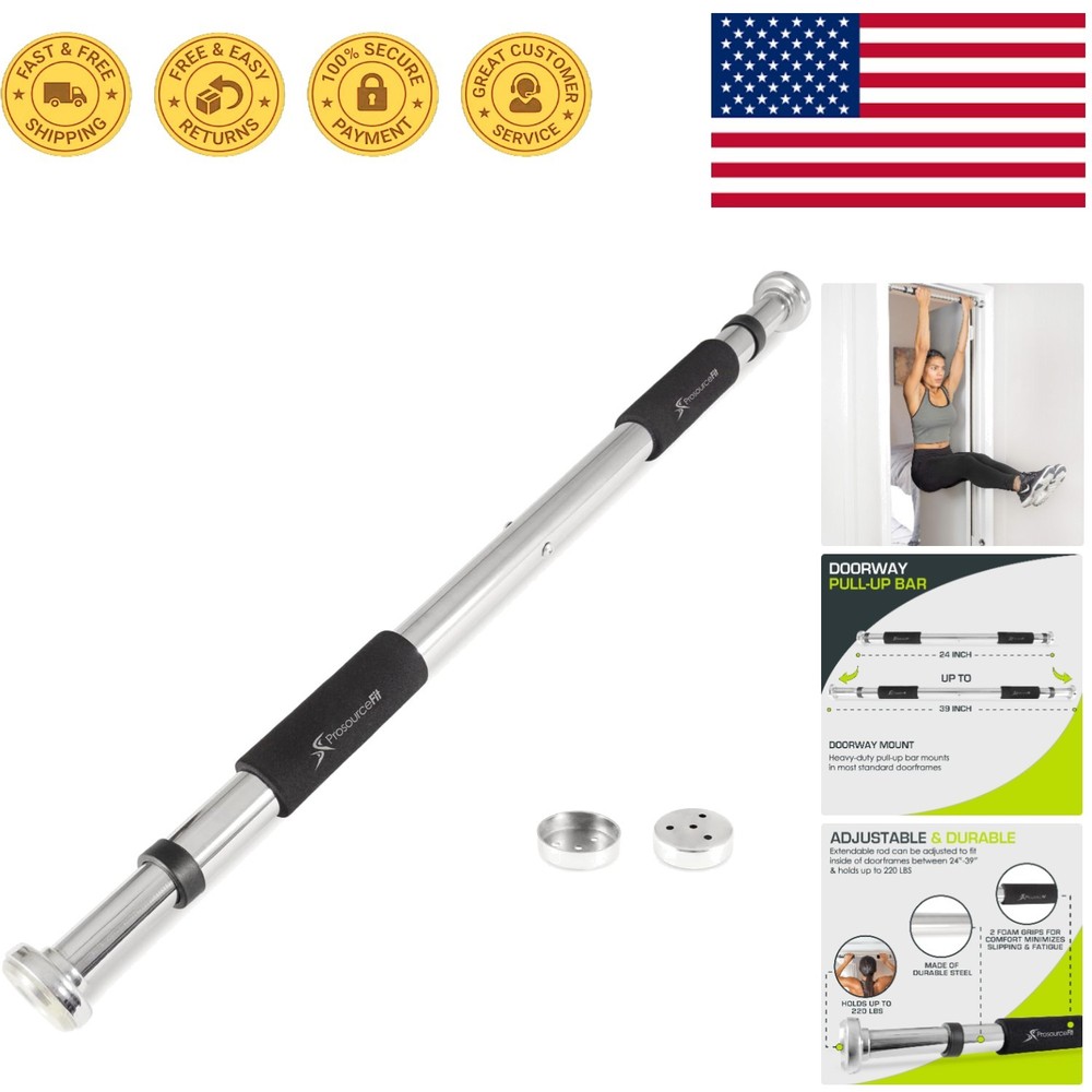 Versatile Multi-Use Pull-Up Bar with Adjustable Width for Maximum Home Training