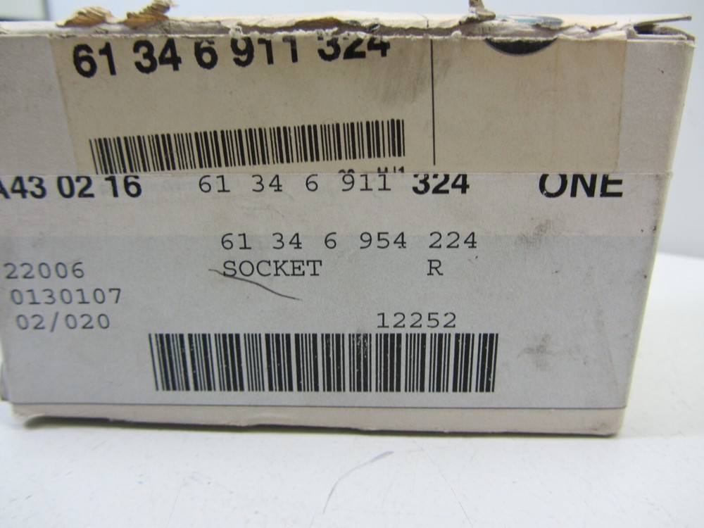 Genuine BMW Cigarette Lighter Socket, 61 34 6 977 684