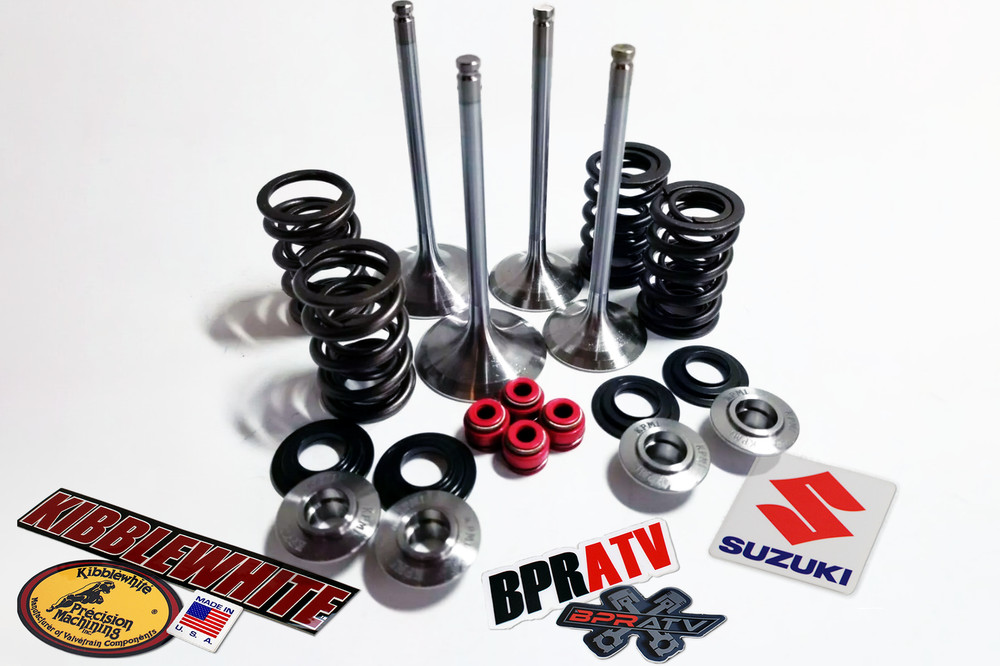 Suzuki DRZ400 Kibblewhite Titanium Spring Kit White Diamond Valves STD RED Seals