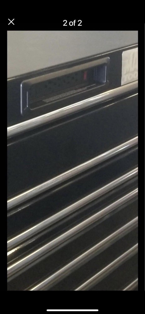 Matco 4S Triple Bank tool box without tools, Mac Tool Box Brand.