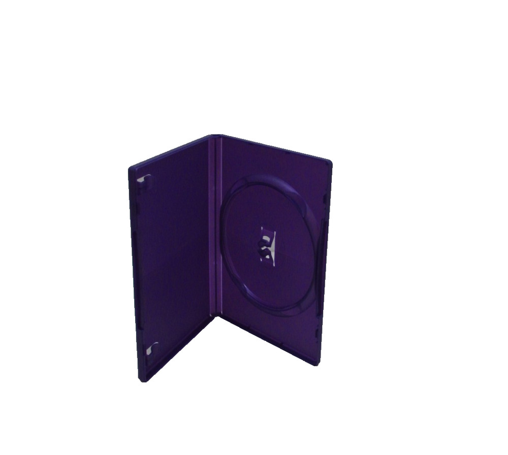Empty dvd Purple single replacement Case CD,DVD,Blu ray, Video game
