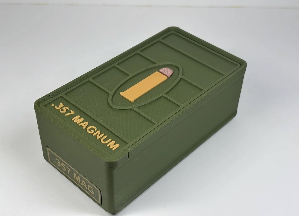 Ammo Storage Box 357 Magnum 50 Rounds