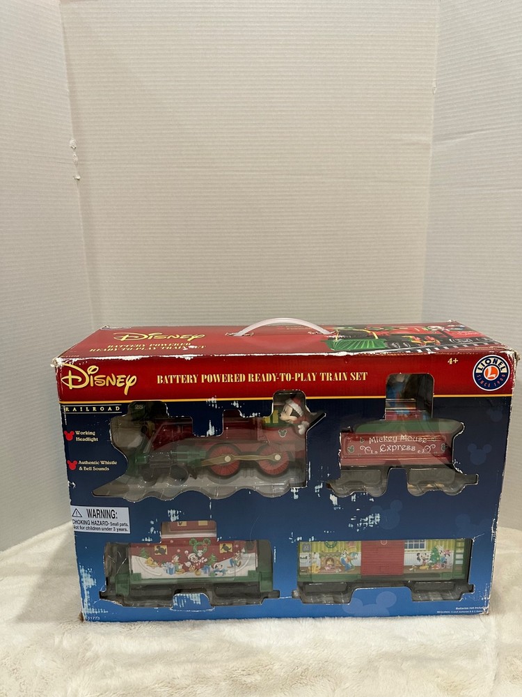 2018 Lionel Disney Hoiday Train Set Battery Powered Full-Set
