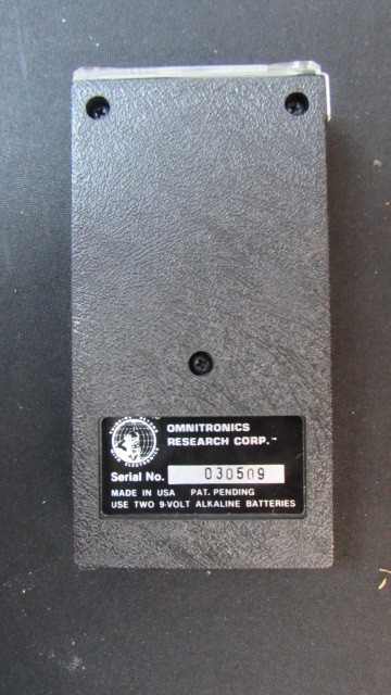 UNTESTED Vintage Omnitronics Handheld Personal Security Alarm w/ Case A10